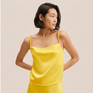 Mango MNG HP 🏹🍒// NWOT yellow rope tank